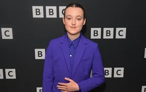 Bella Ramseyin Blue Blazerat B B C Event Wallpaper