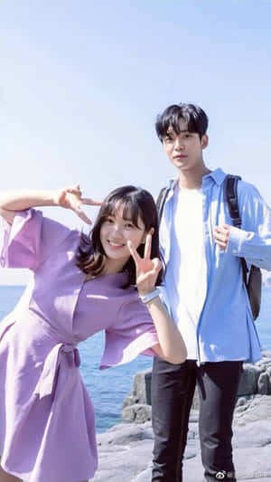 Beloved Korean Actors Kim Ro-woon And Kim Hye-yoon Wallpaper