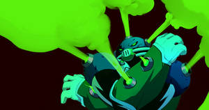 Ben 10 Gutrot Alien Transformation Wallpaper