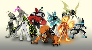 Ben 10 Original Aliens Wallpaper