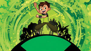 Ben 10 Superhero Art Wallpaper