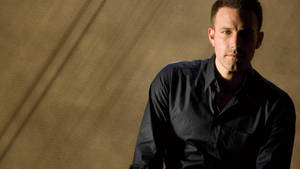 Ben Affleck In Black Shirt Wallpaper