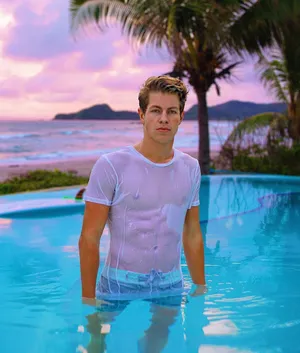 Ben Azelart On Pool Resort Wallpaper