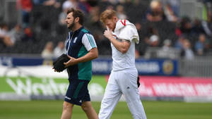 Ben Stokes In All White Uniform Wallpaper