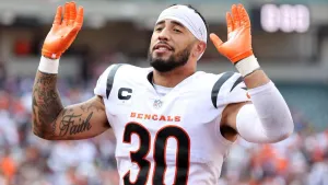 Bengals Player Celebrating On Field Wallpaper