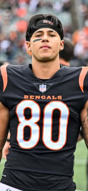 Bengals Player Number80 Portrait Wallpaper