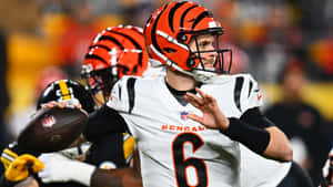 Bengals_ Quarterback_ Action_ Shot Wallpaper