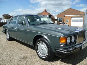 Bentley Eight Luxury Sedan In A Majestic Setting Wallpaper