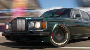 Bentley Turbo R Motion Blur Wallpaper