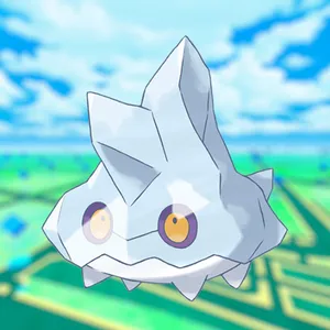 Bergmite And Map Wallpaper