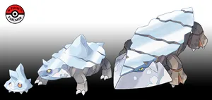 Bergmite Evoution To Hisuian Avalugg Wallpaper