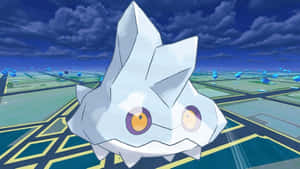 Bergmite In Map Background Wallpaper