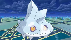 Bergmite In Map Background Wallpaper