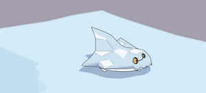 Bergmite On Icy Floor Wallpaper