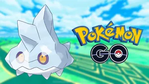 Bergmite With Pokémon Go Map Background Wallpaper