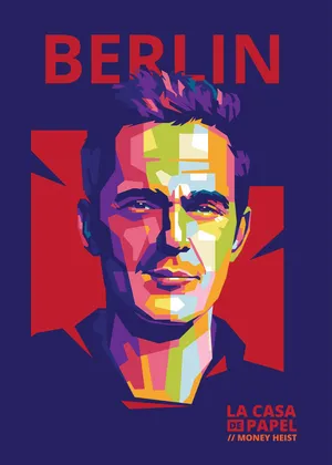 Berlin Money Heist Pop Art Wallpaper