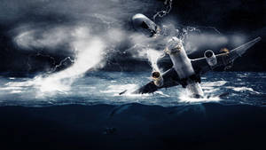 Bermuda Triangle Hurricane Art Wallpaper