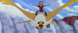 Bernard, Bianca, And Jake On An Exciting Adventure In The Rescuers Down Under Wallpaper