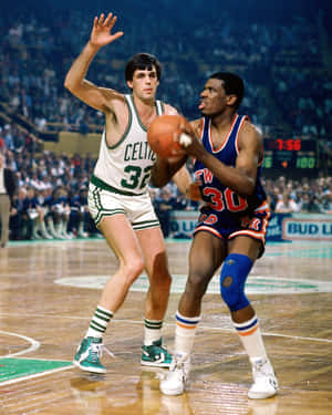 Bernard King Against Kevin Mchale Wallpaper