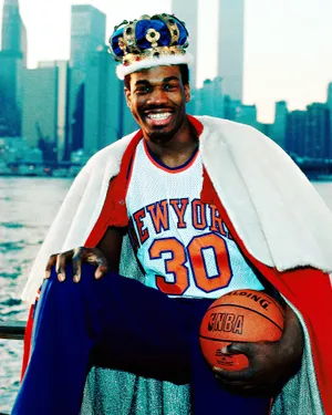 Bernard King Portrait Wearing Royalty Costume Wallpaper