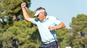 Bernhard Langer Fist Pump Wallpaper