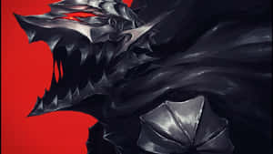 Berserk Armor Fierce Scream Red Wallpaper