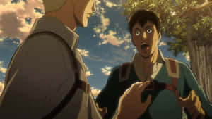 Bertholdt Hoover, The Colossal Titan Of Attack On Titan Wallpaper