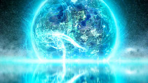 Best Blue Abstract Sphere Wallpaper