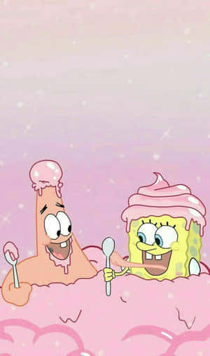 Best Friend Aesthetic Spongebob And Patrick Wallpaper