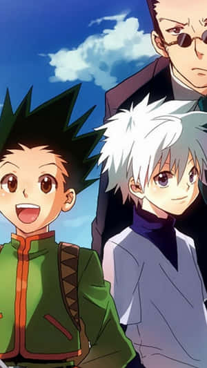 “best Friends Gon And Killua” Wallpaper