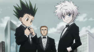 Best Friends Gon And Killua From The Anime Hunter X Hunter Wallpaper