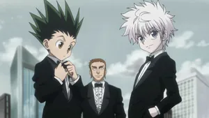 Best Friends Gon And Killua From The Anime Hunter X Hunter Wallpaper