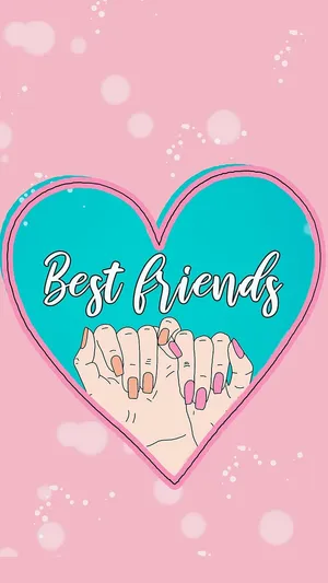 Best Friends Heart Pinky Promise P F P Wallpaper
