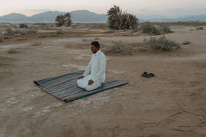 Best Islamic Desert Prayer Wallpaper