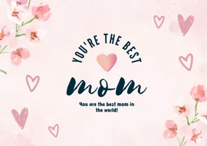 Best Mom Mothers Day Card Wallpaper