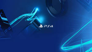 Best Ps4 Neon Blue Swirls Wallpaper