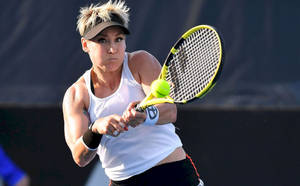 Bethanie Mattek Sands In Full Swing Wallpaper