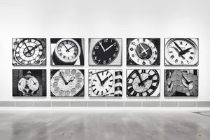 Bettina Pousttchi Clocks Photography Wallpaper