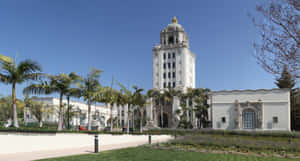 Beverly Hills City Hall Exterior Wallpaper