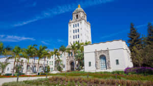 Beverly Hills City Hall Exterior Wallpaper