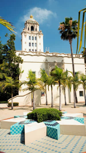 Beverly Hills City Hall Exterior Wallpaper