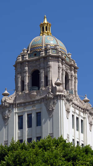 Beverly Hills Historic Building Dome Wallpaper