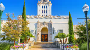 Beverly Hills Historic Building Exterior Wallpaper