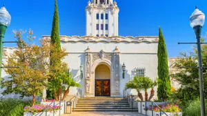 Beverly Hills Historic Building Exterior Wallpaper