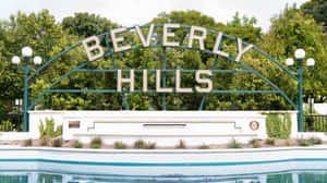 Beverly Hills Signature Sign Wallpaper