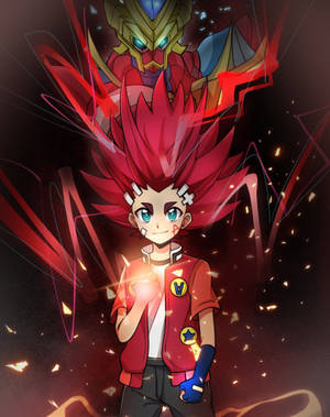 Beyblade Burst Aiga Sparking Awakening Wallpaper