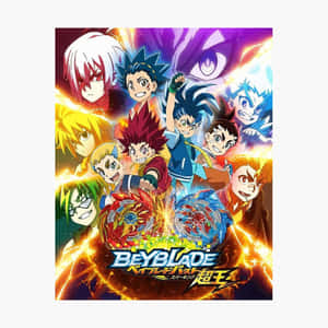 Beyblade Burst Characters Showcase Wallpaper