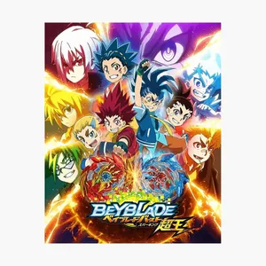 Beyblade Burst Characters Showcase Wallpaper
