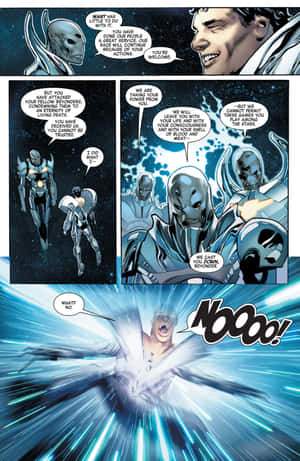 Beyonder Confrontation Comic Page Wallpaper