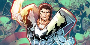 Beyonderin Action Comic Art Wallpaper